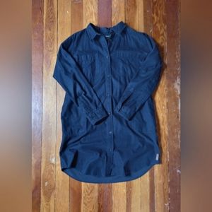 Roots Navy Cordory Shirt Dress